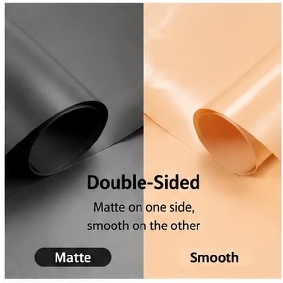 TITINICE 3Pcs Frosted PVC Photography Backdrop Waterproof Matte and Smooth Photo Background Cloth Assorted Colors
