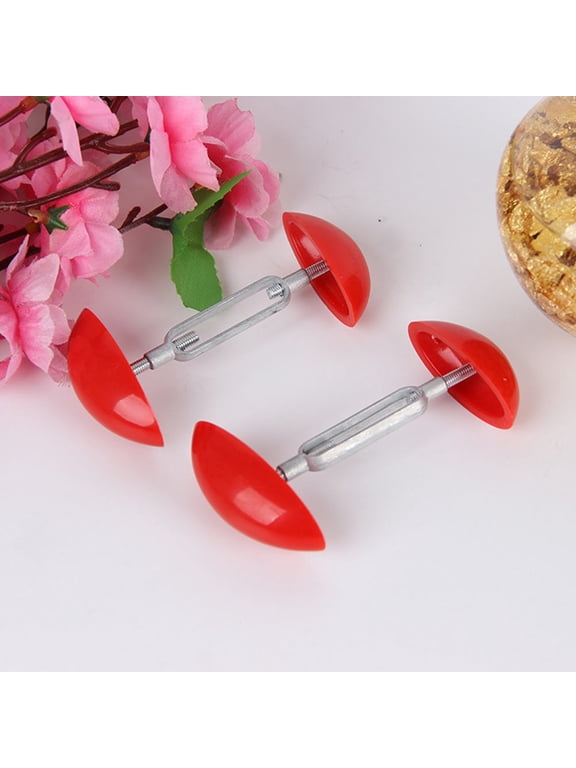 3Pcs Red Adjustable Shoe Expander for Boots with Moisture Absorption and Width Control