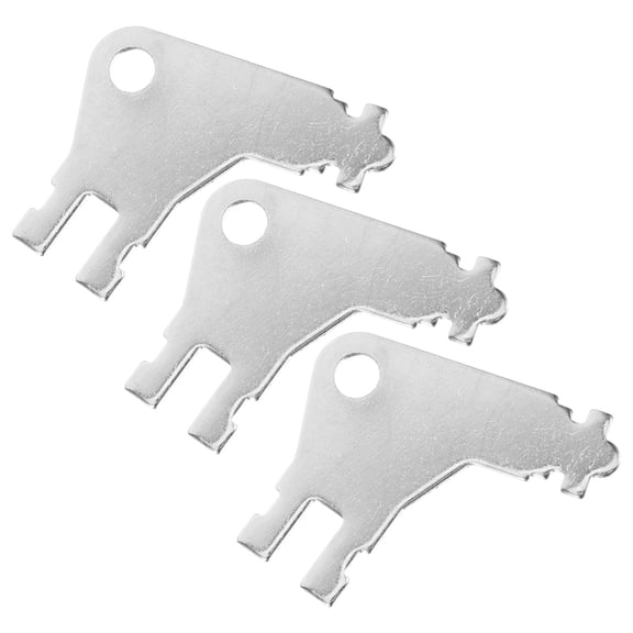 TITINICE 3Pcs Paper Dispenser Key Replacement Commercial Grade Iron Plated Silver Durable Design