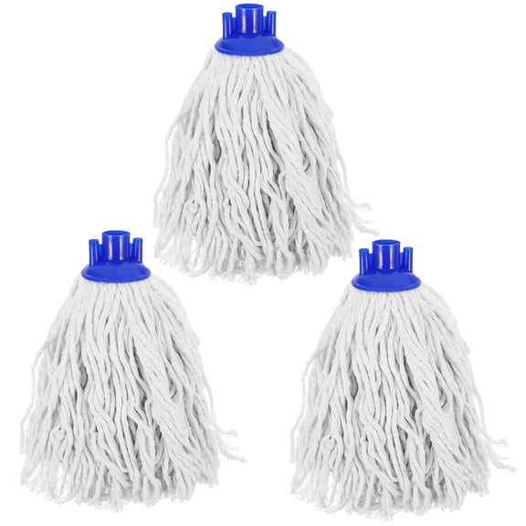TITINICE 3-Pack Cotton Yarn Mop Replacement for Home Cleaning with High Absorbency and Use