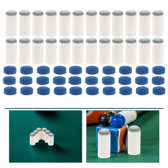 TITINICE 40Pcs Pool Table Stick Tips Slip on Set for Pool Cue Maintenance and Professional Level Accuracy