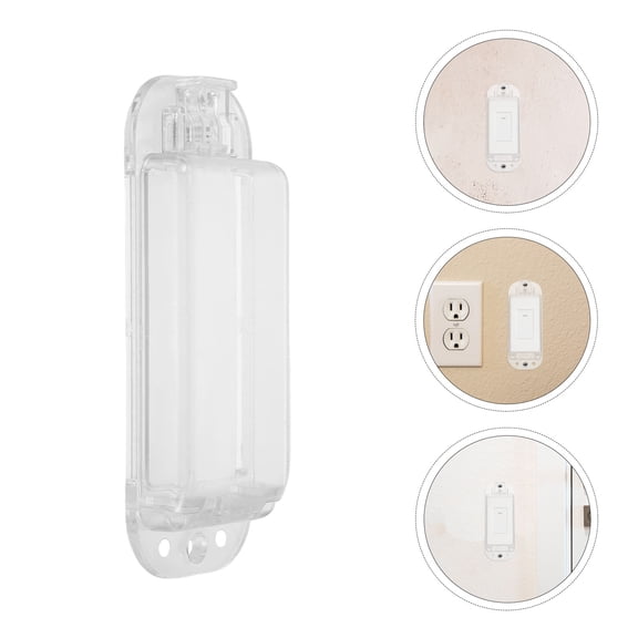 TITINICE 4Pcs Clear Rocker Switch Protector Cover for Home Wall Switch Safety