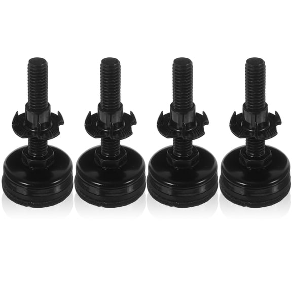 TITINICE 4Sets Furniture Leveling Feet Black Screw on Table Feet with Abrasion Resistance