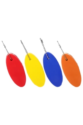 4pcs Keychain Float in Red for Durable Use during Kayaking and Beach Activities