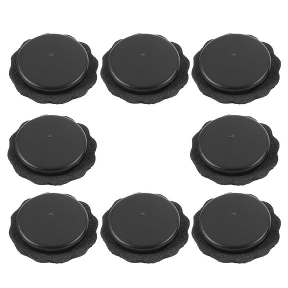 TITINICE 8Pcs Portable Black Umbrella Tip Covers with Threaded Design for Quick Umbrella Repair