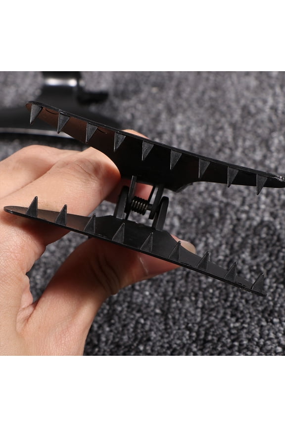 8Pcs Sectioning Hair Clips Black Non Slip Clamps for Thick and Thin Hair Styling