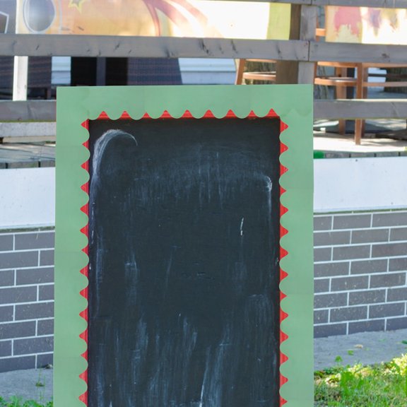 TITINICE Replaceable Dark Green Blackboard Border Sticker for Smooth Surfaces