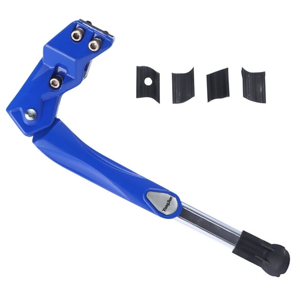 TITINICE Aluminum Alloy Bike Kickstand Blue Quick Release Side Support Non Slip Stable