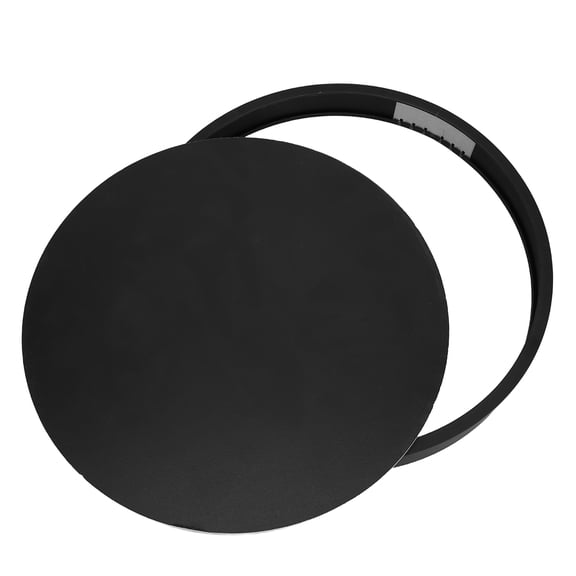 TITINICE Aluminum Alloy Circular Wall Frame Black Lightweight Metal Picture Holder for Home