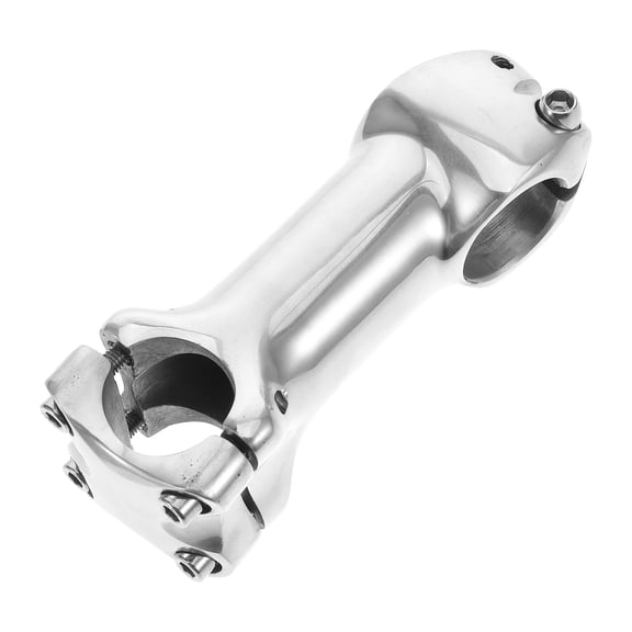TITINICE Plated Silver Aluminum Alloy Bike Stem Riser for Mountain Bikes with Adjustable Handlebar Suspension