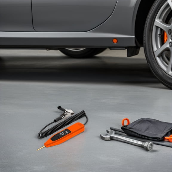 TITINICE Automotive Test Light with Digital Voltage Display for Car Electrical System Wide Compatibility