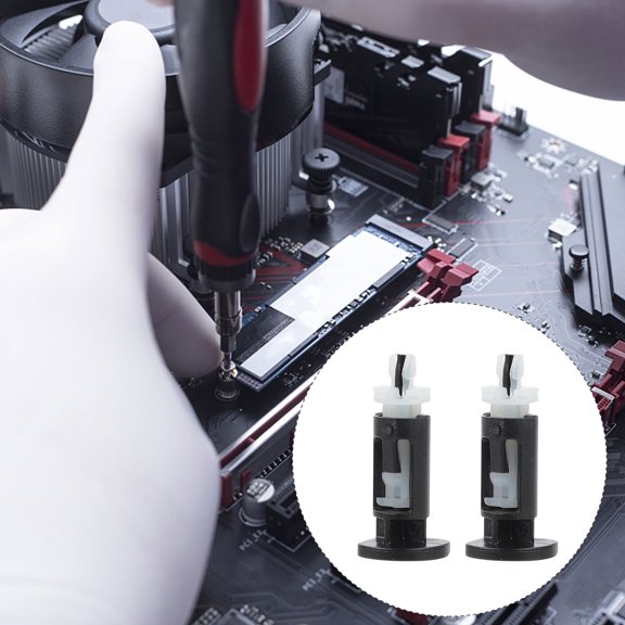 TITINICE Back to School 40 Pcs Cpu Mounting Bracket Black Cooling Fan Installation for Computer Users