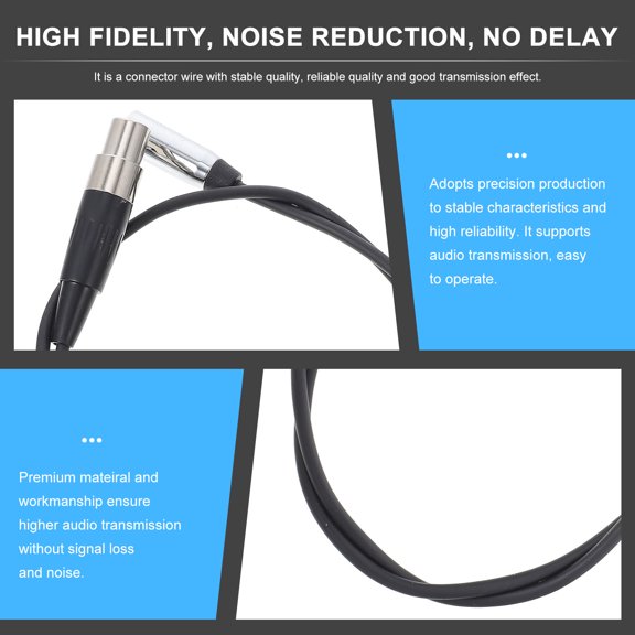 TITINICE Practical Black Audio Player Cable with Easy Connection Feature
