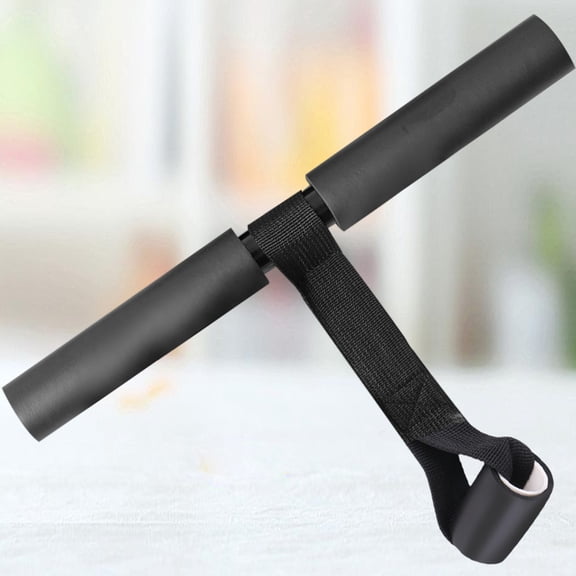 TITINICE Black Fitness Bar for Abdominal Workouts Waist Belly Exercise Tool for Leg Muscle Training