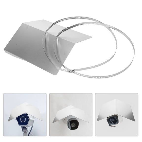 TITINICE Weatherproof Camera Cover Stainless Steel Rain and Dust Protector for Outdoor Dome Security Cameras