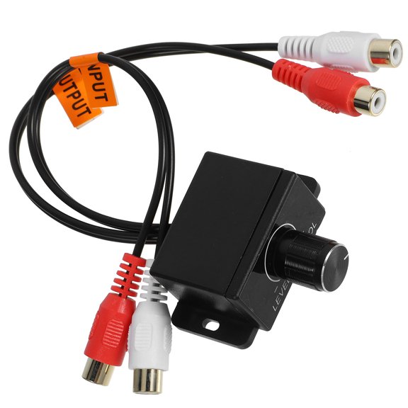 TITINICE Car Amplifier Audio Volume Control Bass Knob Remote Level Controller Plastic Iron