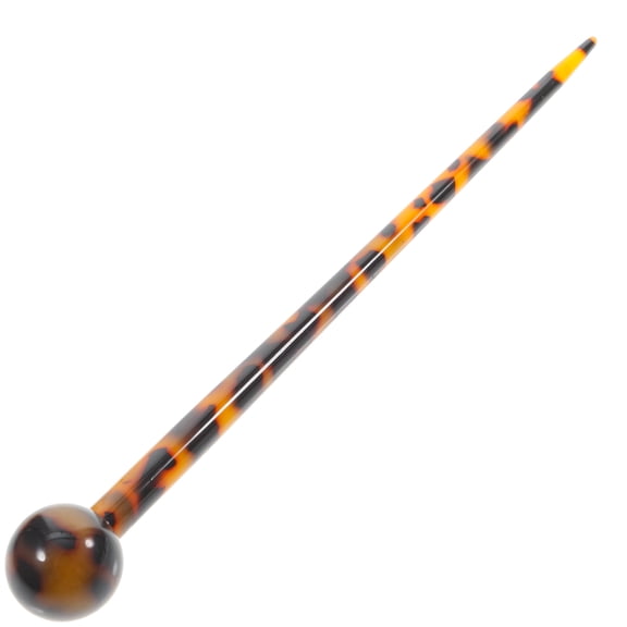 TITINICE Chinese Style Tortoise Shell Hair Stick Elegant Hair Bun Pin for Prom and Night Out