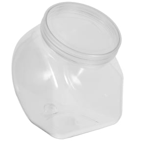 TITINICE Home Storage Clear Reusable Plastic Bottle with Lid for Liquids