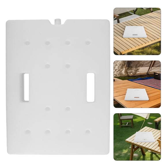 TITINICE Commercial Grade Durable Ice Cooling Packs Reusable Freezer Bricks White for Home Use