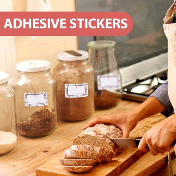 TITINICE Compact Waterproof Label Stickers for Bottles with Fade Resistant Writable Surface