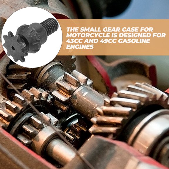 TITINICE Dark Grey Motorcycle Transmission Gear Reducer Box with Precise Gear Matching