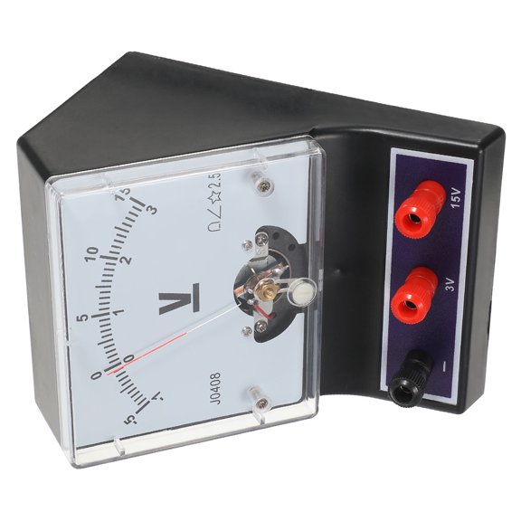 TITINICE Basic Analog Dc Voltmeter for Science Laboratory Use with Precise Voltage Gauge and Easy to Read Pointer
