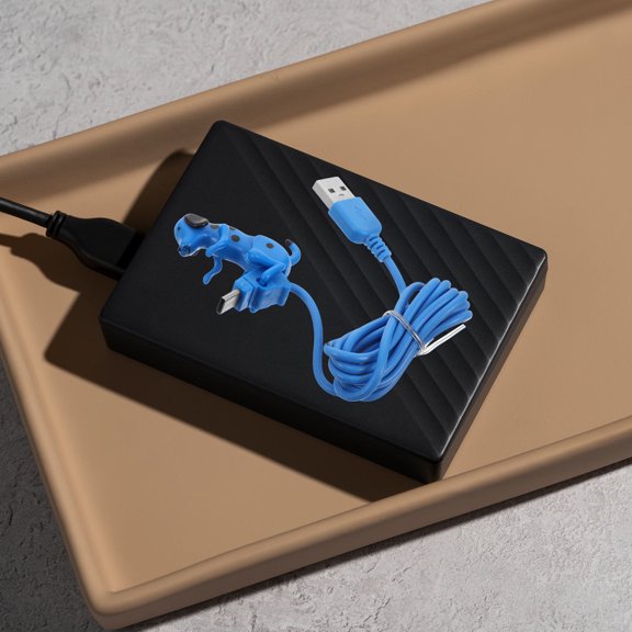 TITINICE Durable Blue Mobile Phone Data Cable with Charming Dog Design for Type C Devices