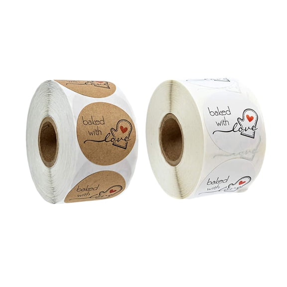 TITINICE Eco Friendly Round Labels for Candy Bags and Bakery Decoration