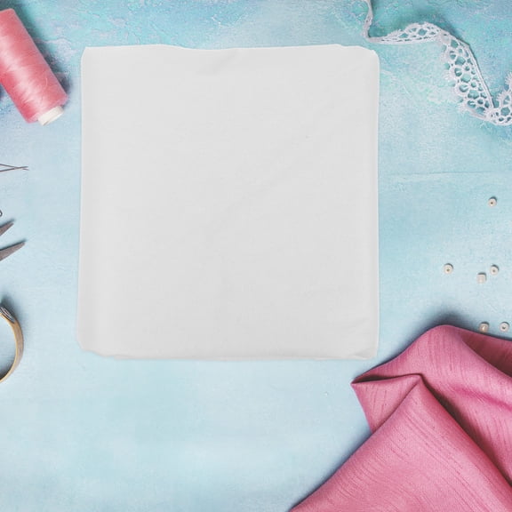 TITINICE Fusible Non Woven Interlining Fabric for Sewing with Durable White Garment Lining