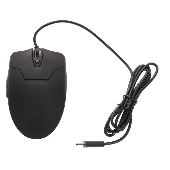TITINICE Gaming Wired USB C Mouse with Six Buttons and Glowing Design Compatible with Laptops and Pcs