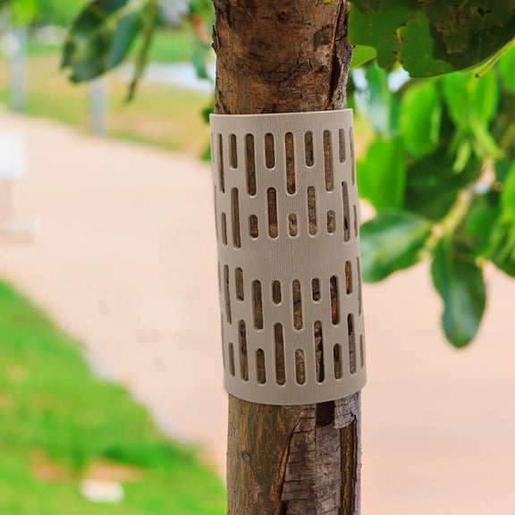TITINICE Garden Tree Protector Light Brown Plastic Tree Guard 1Set