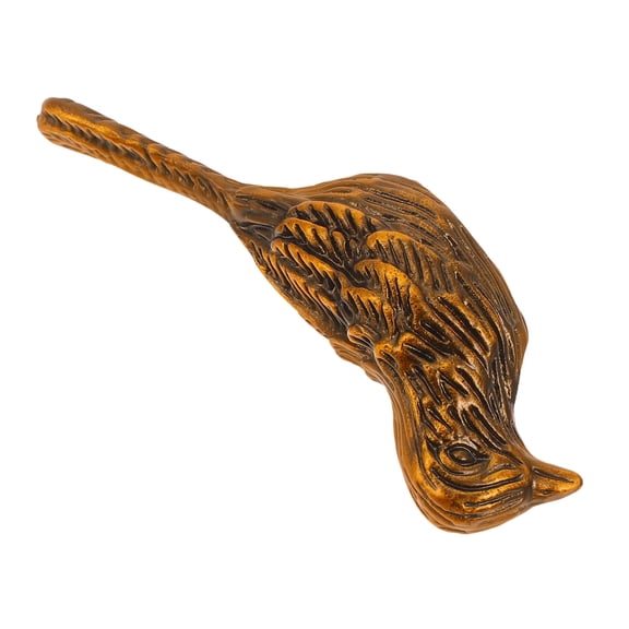 TITINICE Cabinet Handles Small Birds Statues Coffee Color Zinc Alloy 1Pack For Dresser