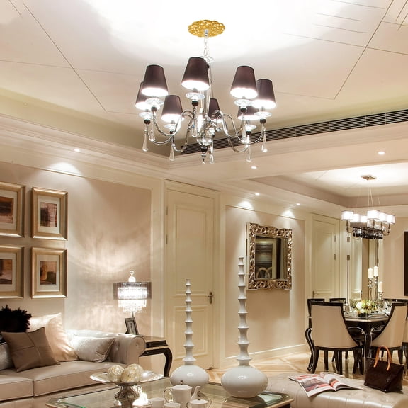 TITINICE Golden Ceiling Fan Medallion Made from Impact Resistant Plastic for Stylish Ceiling Decor