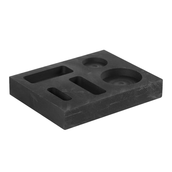 TITINICE Graphite Mold for Metal Casting Laboratory Use with Easy Demolding and Enhanced Drainage