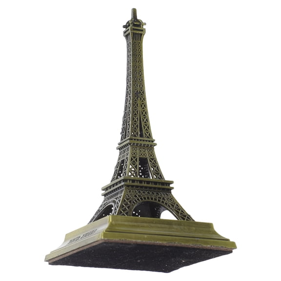 TITINICE Light Brown Sturdy Metal Eiffel Tower Statue for Vintage French Themed Party Decoration