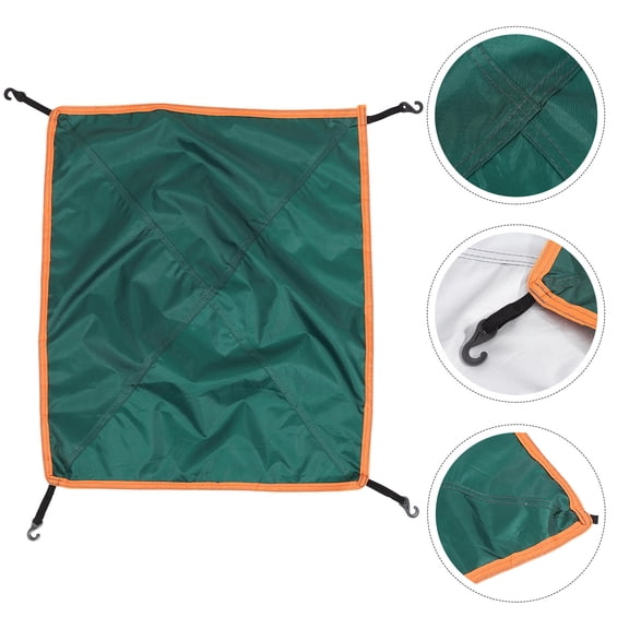 TITINICE Lightweight Dark Green Waterproof Rain Fly for Tent Outdoor Sun Shelter Protection