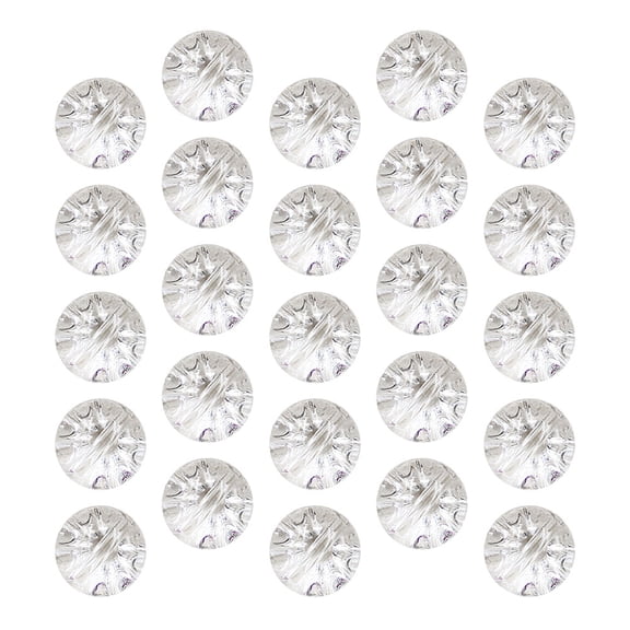 TITINICE Mini Round Candy Button for Colorful Clothing 100Pcs White Resin
