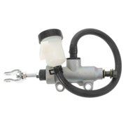 TITINICE Motorcycle Rear Brake Cylinder Plated Silver Hydraulic Pump with Durable Metal and Rubber