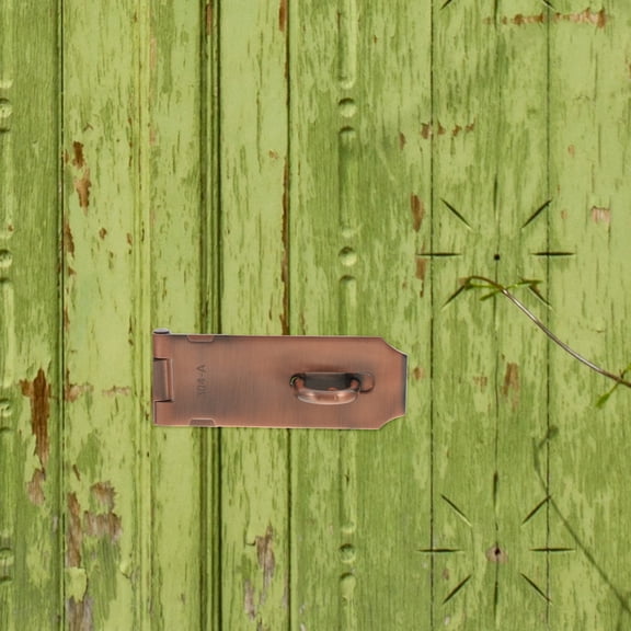 TITINICE Multifunctional Rose Plated Gold Stainless Steel Door Lock Hasp for Shed Gate Cabinet Latch Hardware