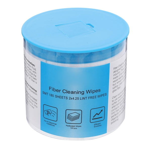 TITINICE Portable Optical Fiber Maintenance Wipes White Non Woven Lintfree for Signal Stability
