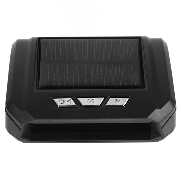 TITINICE Portable Solar Car Clock with Calibration and Temperature Display for Vehicle Dashboard