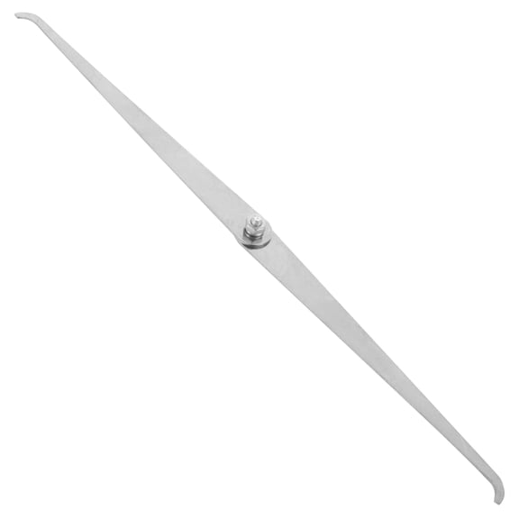 TITINICE Pottery Measuring Tool Steel Caliper with Curved Design for Clay Sculpture Modeling