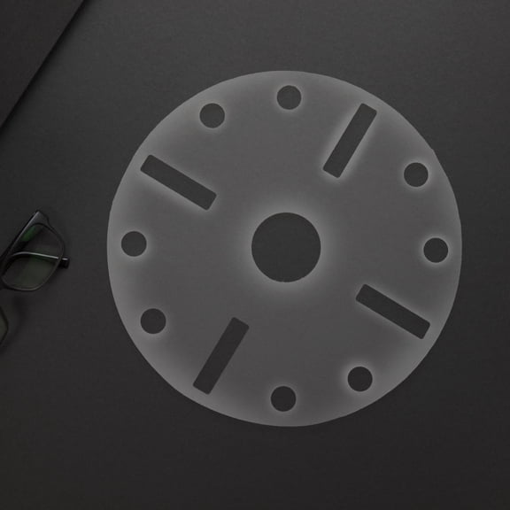 TITINICE Reusable Acrylic Clock Stencil for DIY Clock Face Crafting and Precise Marking