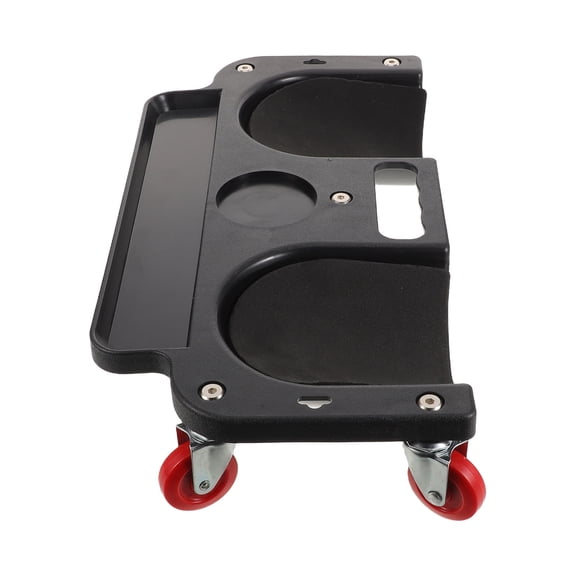 TITINICE Rolling Knee Pad with 5 Swivel Casters Black Protective Cushion for Auto Repair and Tile Installation