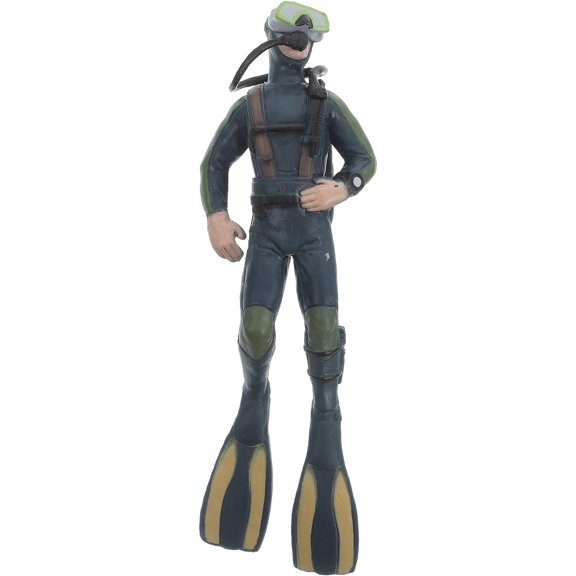 TITINICE Cute Diver Figurine Aquarium Decoration for Adding Charm to Any Fish Tank