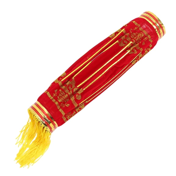 TITINICE Spring Festival Red Lantern Made with Soft Velvet Fabric and Intricate Patterns for Home Decor