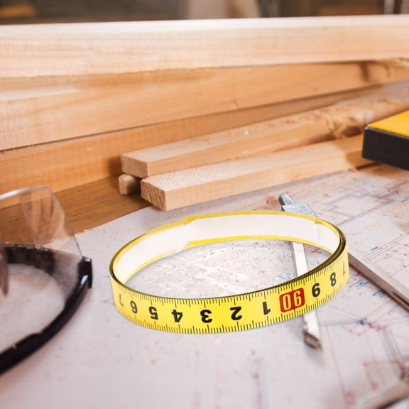 TITINICE Stick on Measuring Ruler Tape Steel Construction Assorted Colors for Home Projects