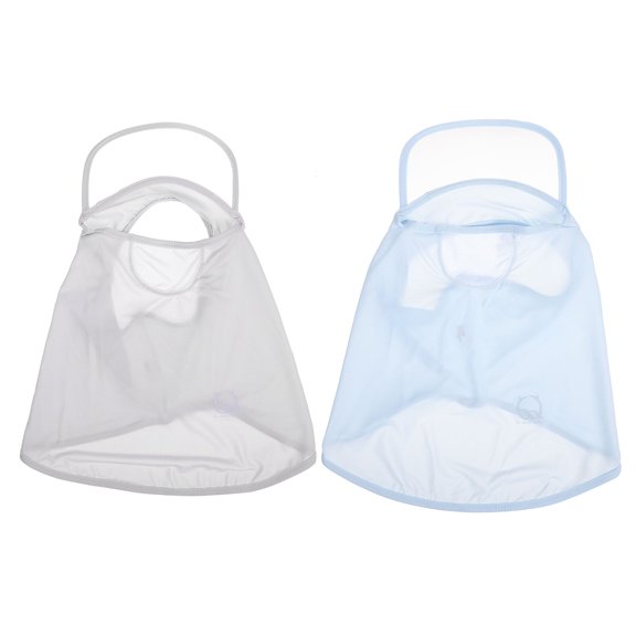 TITINICE Summer Sun Block Face Mask Hat Comfortable Polyester Cooling Neck Gaiter for Outdoor Use Assorted Color 2pcs