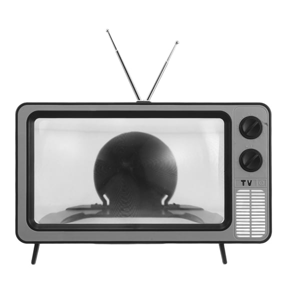 TITINICE Tech Gray Screen Amplifier for Mobile Phones with Retro TV Design and Eye Strain Relief