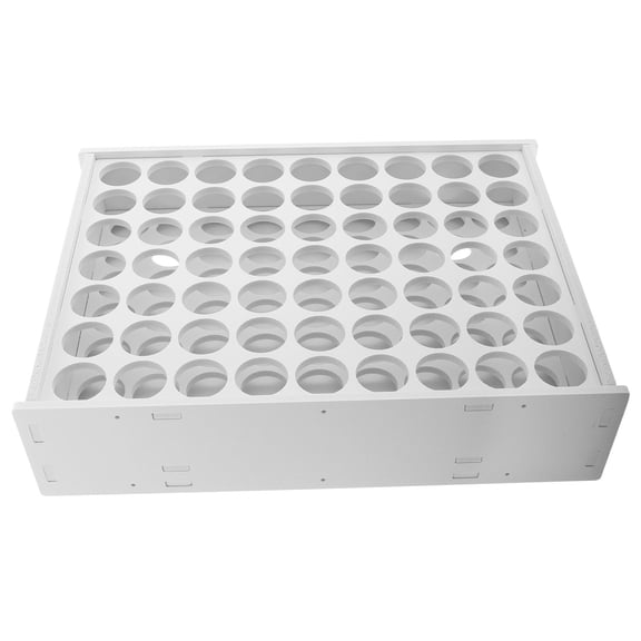 TITINICE Vertical Paint Rack Stand for Arts Storage with Easy Wall Mount and Minimalist White Finish